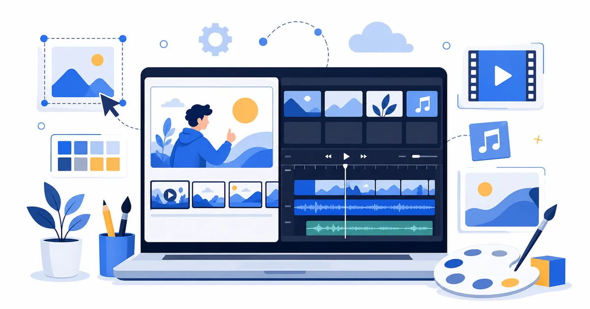 YouTube動画編集 AI 自動化でサムネと動画を一か所で作る流れ