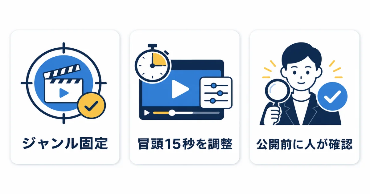 AI YouTube 副業 始め方｜継続のコツ3選