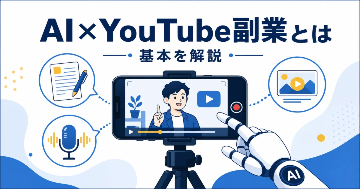 AI YouTube 副業 始め方｜AI×YouTube副業の基本