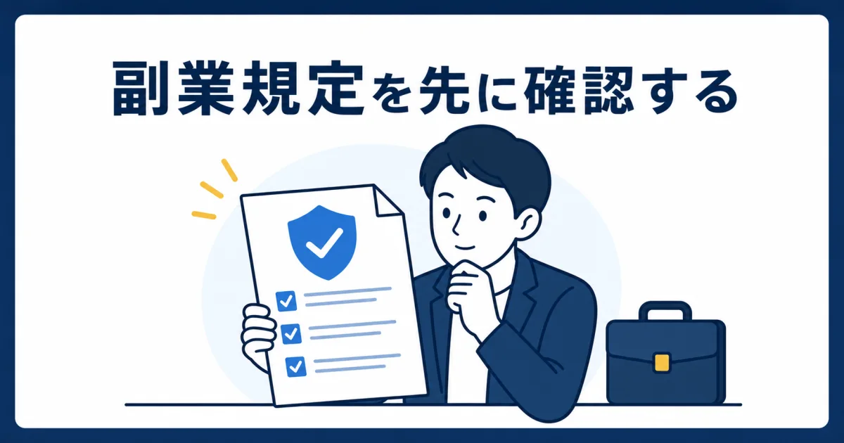 AI YouTube 副業 始め方｜副業規定を先に確認