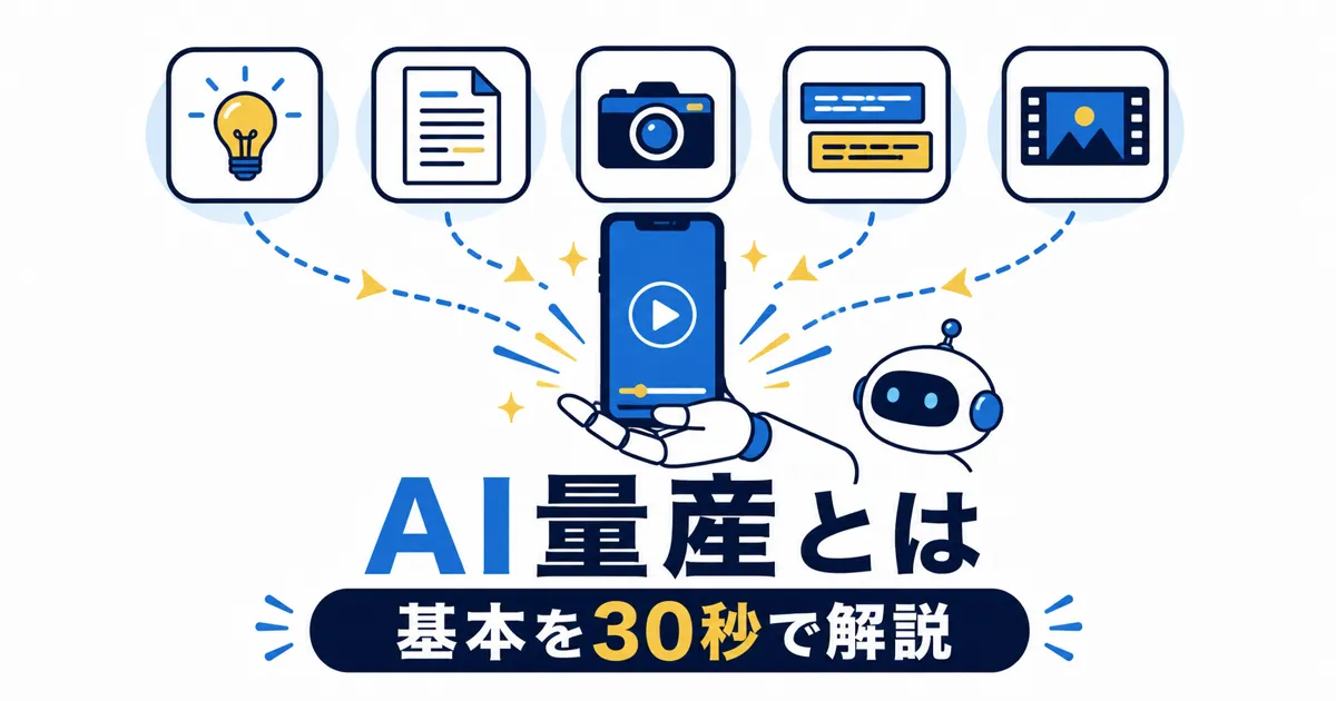 YouTube Shorts AI量産とは｜基本を30秒で解説