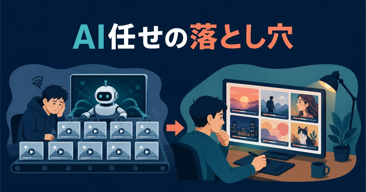 YouTube Shorts AI量産｜AI任せの落とし穴