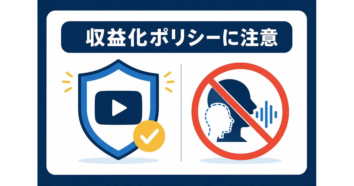 YouTube×AI音声合成の完全ガイド|VOICEVOXからElevenLabsまで徹底解説_収益化ポリシー YouTube AI音声合成 ガイド|収益化ポリシーと声のクローン