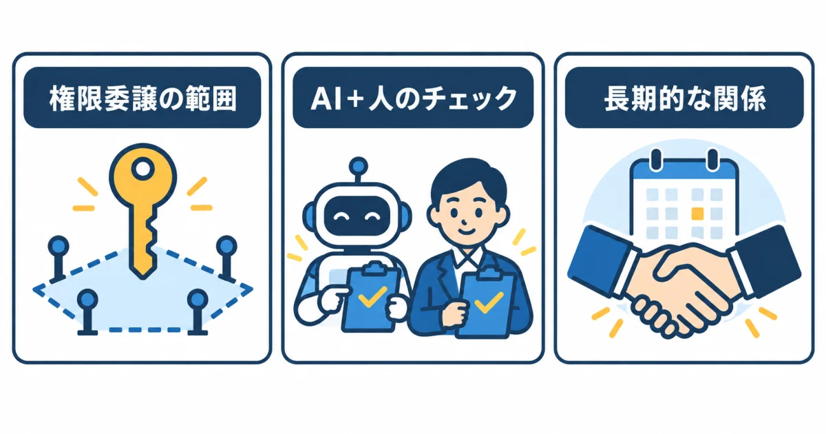 YouTube AI 外注管理 チーム構築｜外注管理の3つのコツ